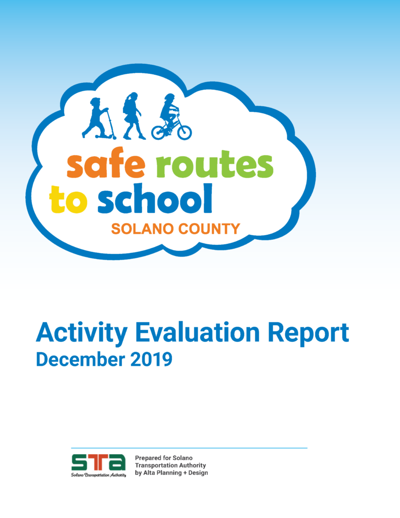 2019 SR2S Evaluation and Intervention Project - Solano Safe Routes to ...